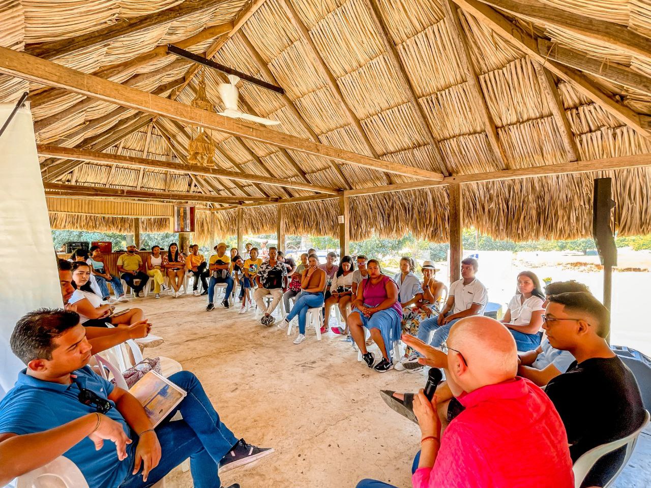 Rencontre de formation COHESIA pour de jeunes leaders sociaux au Magdalena, Colombie