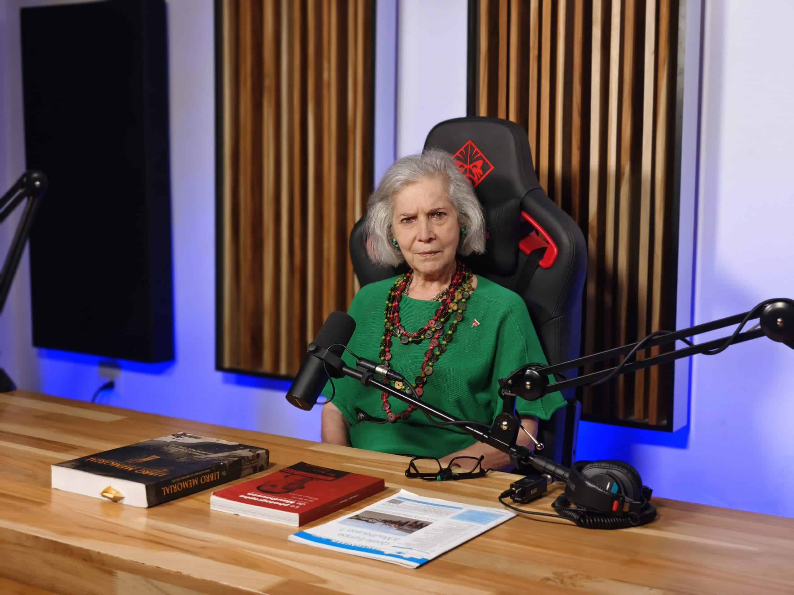 Michèle Madère, hija de un deportado político al campo nazi de Mauthausen, ha llegado a Caracas para participar con COHESIA en el Congreso Internacional contra la Extrema Derecha