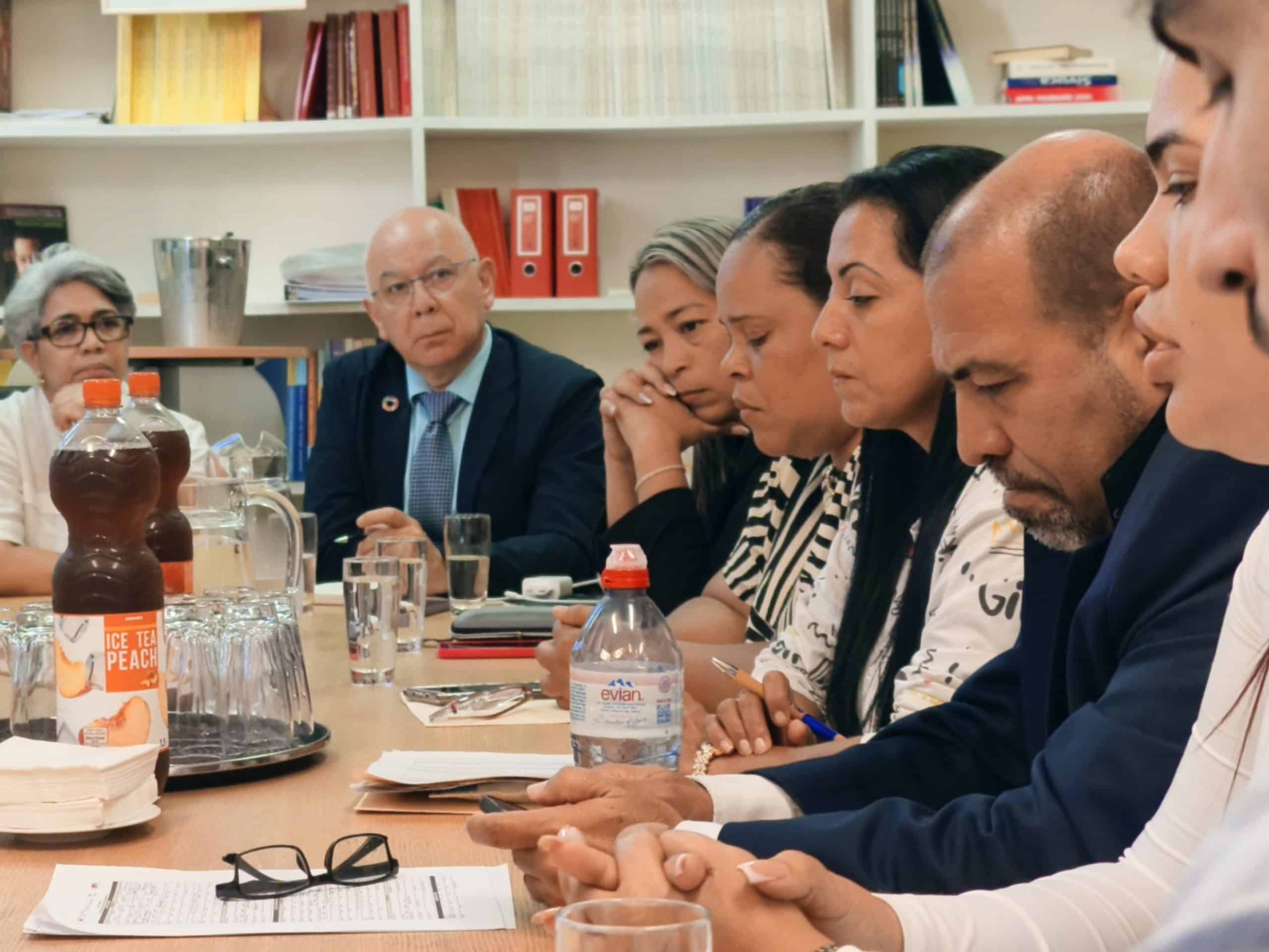 Le Centre COHESIA à l’ONU avec les familles des Vénézuéliens séquestrés au Salvador